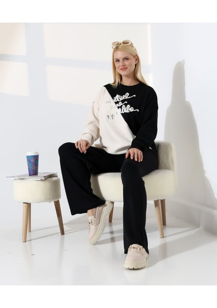 Renk Bloklu Triko Takım fiyatları