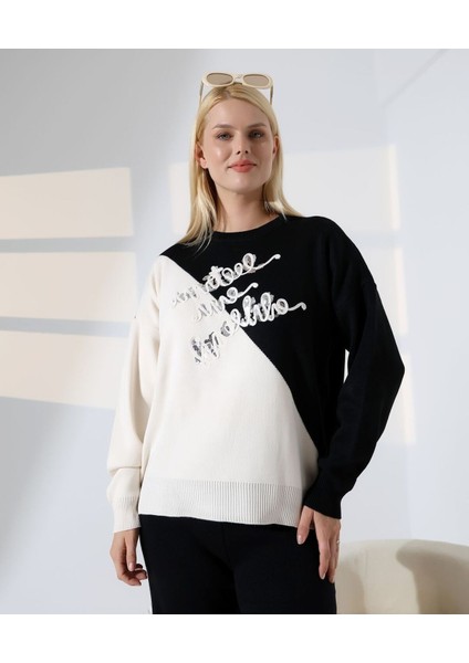 Renk Bloklu Triko Takım fırsatları