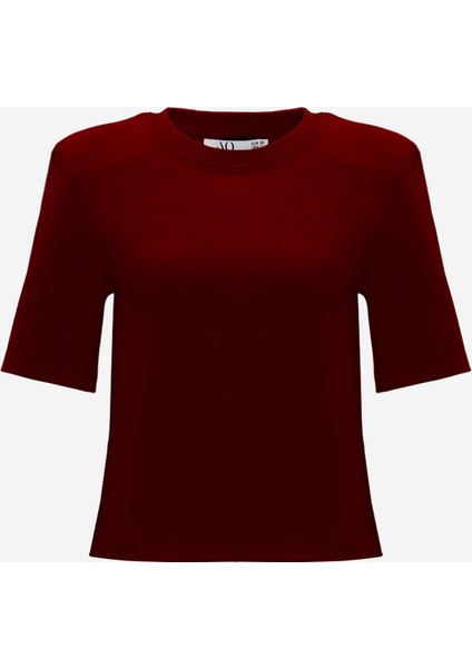 Premium Pamuklu Kısa Kol Vatkalı Kadın Tişört