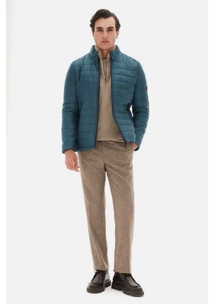Ds Damat Slim Fit Yeşil Rüzgar Geçirmez Elyaf Dolgulu Şişme Mont 3HF07ORT04262 modelleri