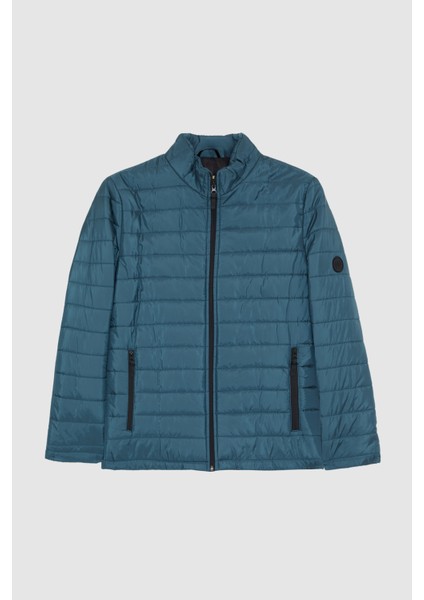 Ds Damat Slim Fit Yeşil Rüzgar Geçirmez Elyaf Dolgulu Şişme Mont 3HF07ORT04262 indirimleri