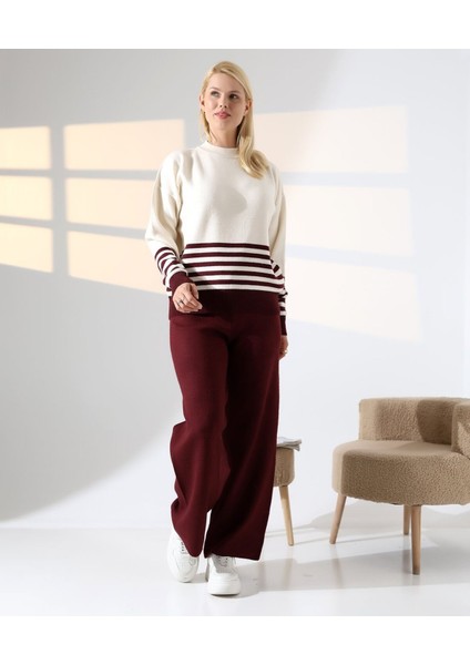 Asil Çizgili ve Düz Renk Triko Takım fiyatları
