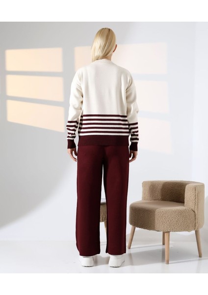 Asil Çizgili ve Düz Renk Triko Takım indirimleri