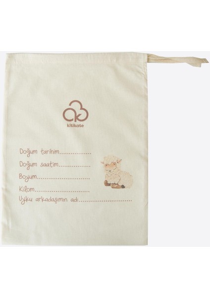 Organik Annesinin Kuzusu 12 Li Zıbın Set - Ekru fırsatları