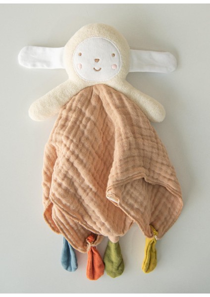 Organik Annesinin Kuzusu 12 Li Zıbın Set - Ekru