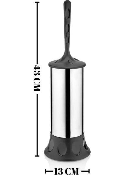 2'li Banyo Seti Paslanmaz Pedallı Metal 16 Lt Çöp Kovası Wc Klozet Tuvalet Fırça Seti Banyo Çöp Kova modelleri