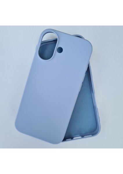 iPhone 17 ile Uyumlu Lansman Içi Kadife Esnek Soft Silikon Kılıf