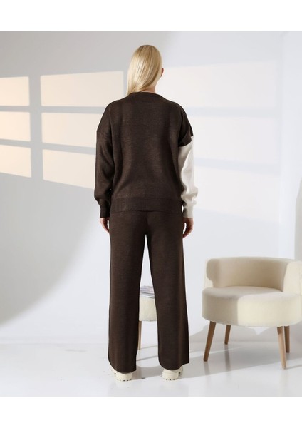 Renk Bloklu Triko Takım indirimleri