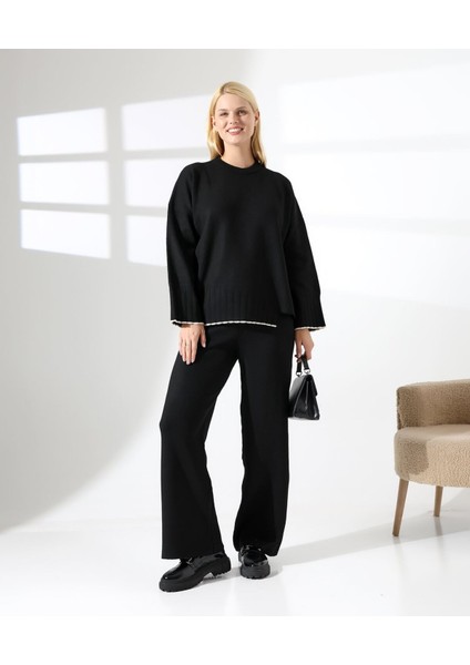 Şehir Konforu Oversize Triko Takım