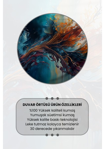 Dalgaların Dansı Desenli Duvar Halısı Duvar Örtüsü Tapestry Süet Dokulu Kumaş fırsatları