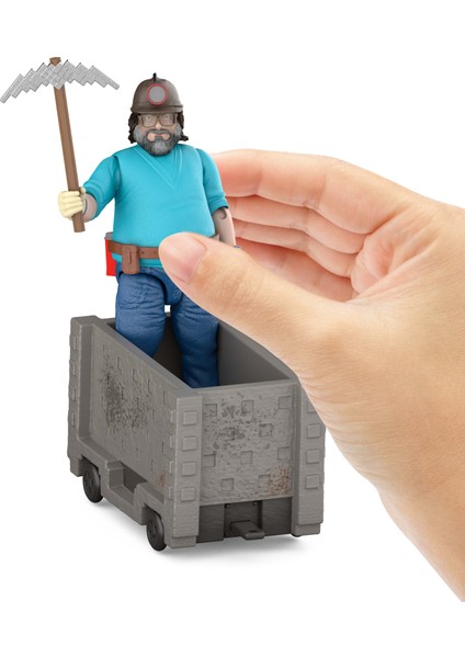 Minecart ile Muhteşem Kaçış oyuncak seti, Aksiyon figürü ve aksesuarlarla Minecraft Filmi'nden ilham alındı JGP20an Oyuncak Seti JGP20 fırsatları