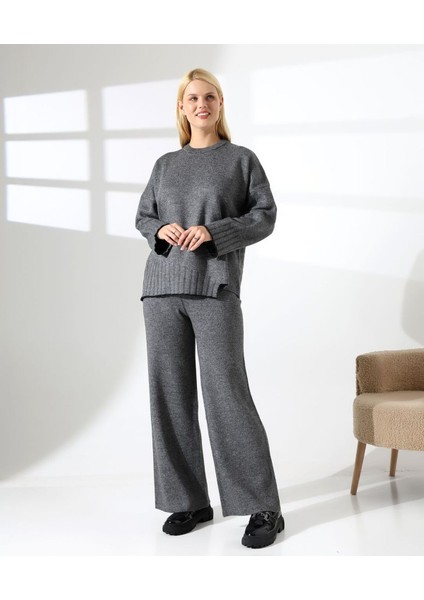 Şehir Konforu Oversize Triko Takım