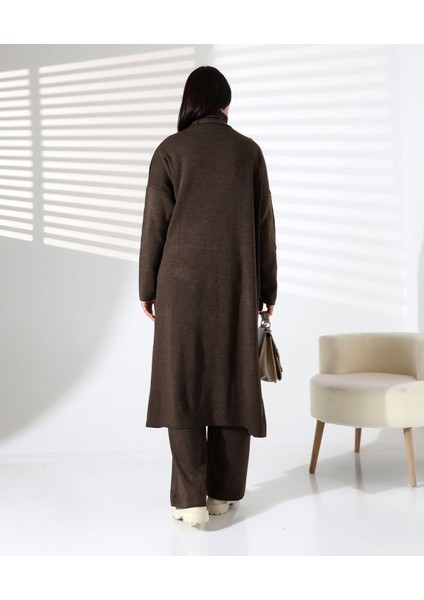 Balıkçı Yaka Asil Üçlü Triko Takım indirimleri