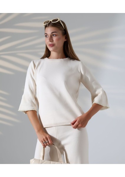 Inci Volanlı Kol Detaylı Triko Takım fiyatları