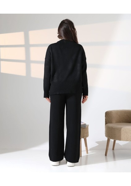 Işleme Detaylı Casual Triko Takım indirimleri