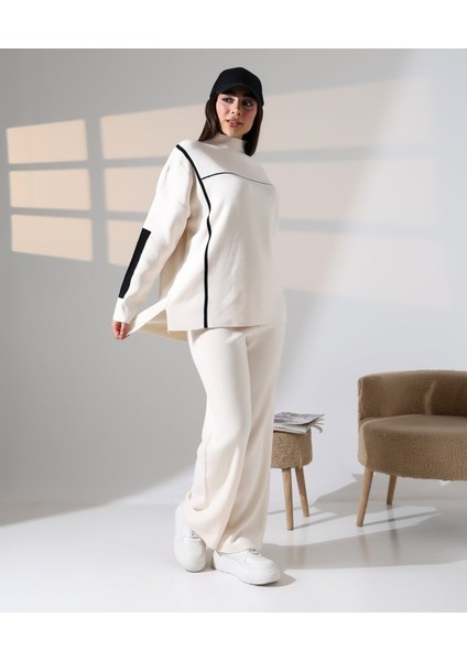 Sportif Şerit Detaylı Triko Takım fırsatları