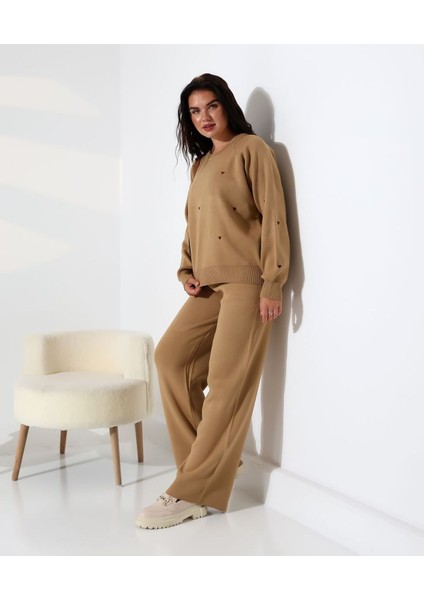 Romantik Dokunuş Elegance Triko Takım