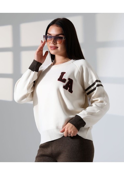 Baskılı Bisiklet Yaka Triko Takım fiyatları