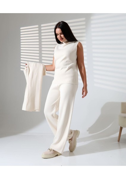 Balıkçı Yaka Asil Üçlü Triko Takım fiyatları