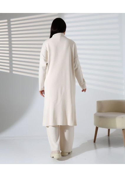 Balıkçı Yaka Asil Üçlü Triko Takım indirimleri