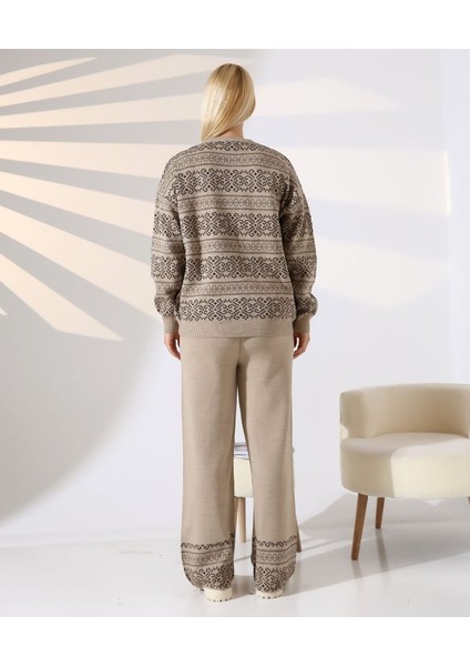 Iskandinav Desenli Konfor Triko Takım fırsatları