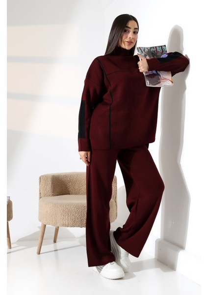 Sportif Şerit Detaylı Triko Takım fiyatları