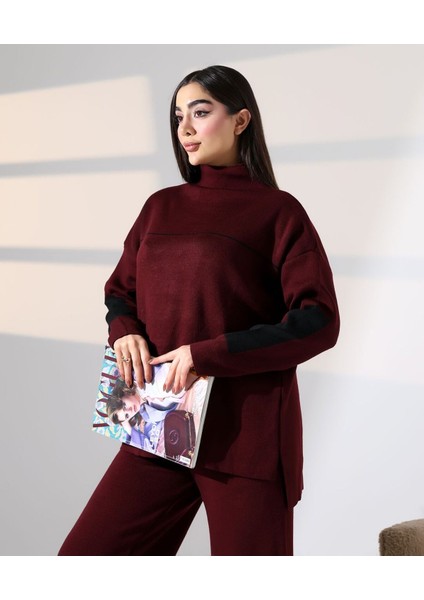 Sportif Şerit Detaylı Triko Takım modelleri