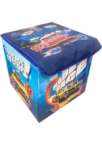 Hotwheels Oyuncak Saklama Kutusu 30X30 cm