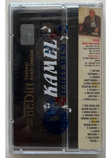 Kazancı Bedih Tükendi Nakti Ömrüm Kaset (Jelatininde Sıfır Orijnal Dönem Baskı Kaset) fiyatları