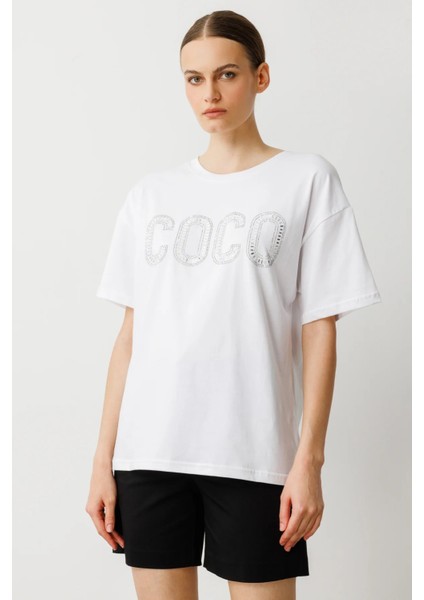 Önü Taş Işlemeli Bluz 56548