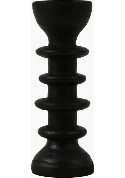 Mumluk Siyah M 10X10X21CM