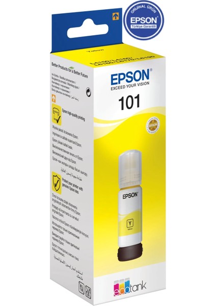 Ecotank 101 70ML Orijinal Yellow (Sarı) Mürekkep Kartuş C13T00S44A