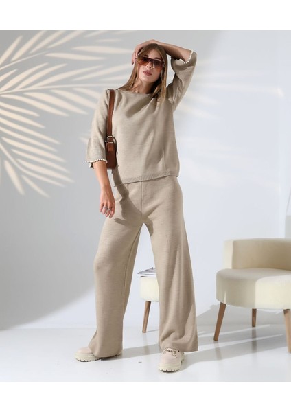 Inci Volanlı Kol Detaylı Triko Takım fiyatları