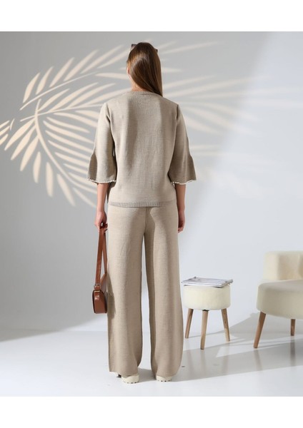 Inci Volanlı Kol Detaylı Triko Takım indirimleri