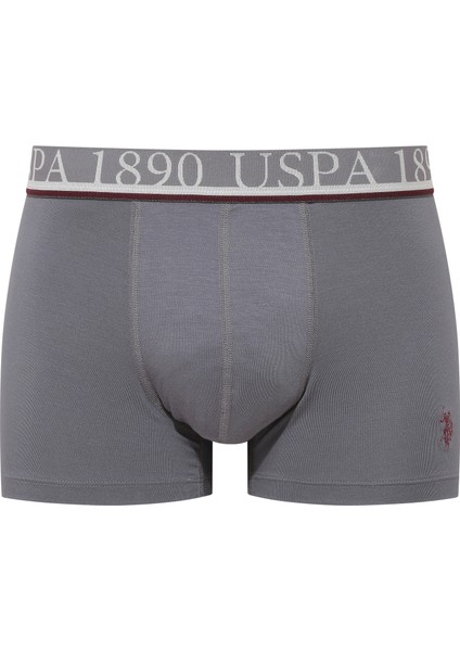 Erkek Antrasit - Mürdüm - Siyah 3 Lü Boxer