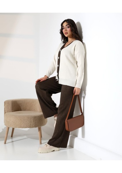 Düğme Detaylı Modern Ikili Ton Takım fiyatları