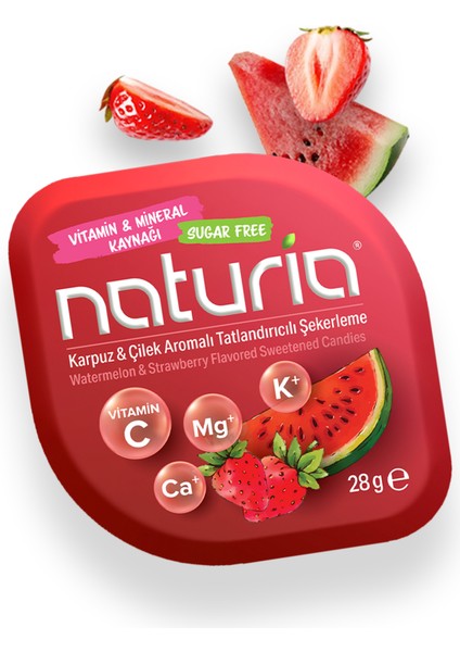 Karpuz & Çilek Aromalı Stevialı Şekerleme fırsatları