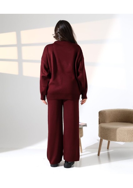 Doğanın Zarafeti Taş Işlemeli Triko Takım indirimleri