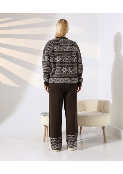 Iskandinav Desenli Konfor Triko Takım fırsatları