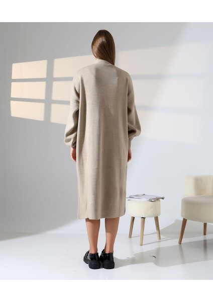 Zamansız Stil: Uzun Triko Hırka ve Elbise Ikilisi indirimleri