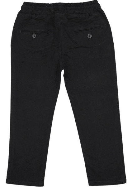 Kız Çocuk %100 Pamuk Beli Lastikli ve Kordonlu Okul Pantolonu 12280 fırsatları