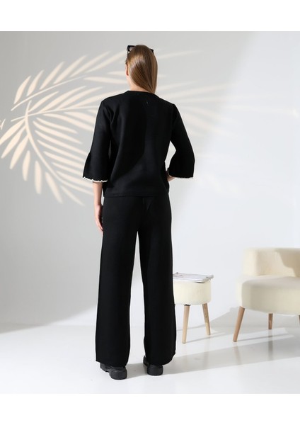 Inci Volanlı Kol Detaylı Triko Takım indirimleri