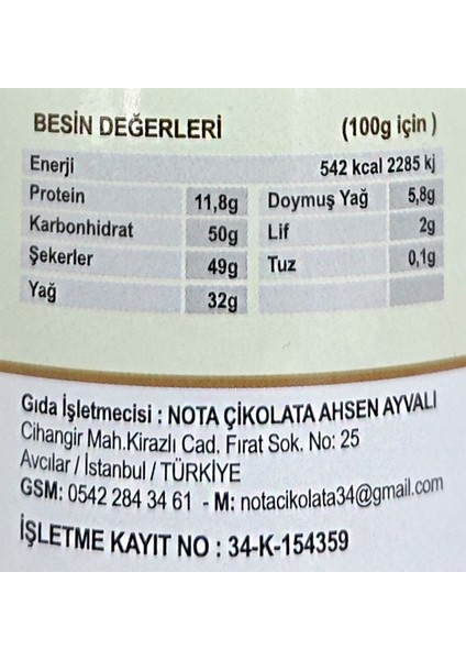 Gurme Sütlü Fındıklı Krema 350 gr