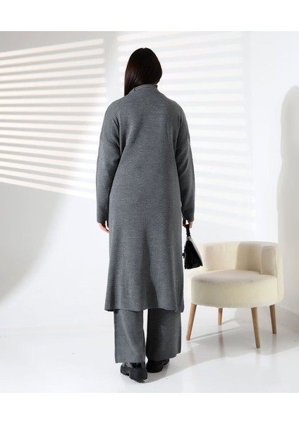 Balıkçı Yaka Asil Üçlü Triko Takım indirimleri