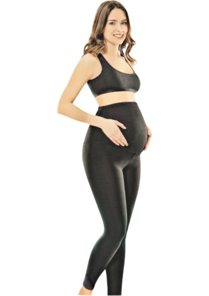 Kadın Siyah Esnek Kumaş Hamile Taytı Xl modelleri