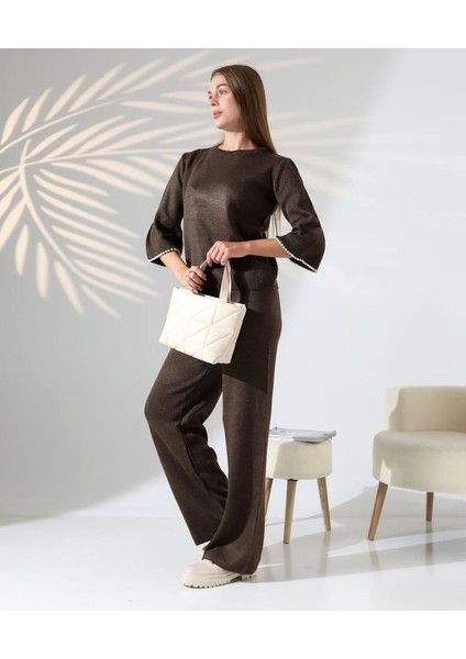 Inci Volanlı Kol Detaylı Triko Takım fiyatları