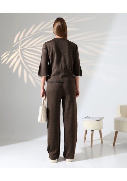 Inci Volanlı Kol Detaylı Triko Takım indirimleri