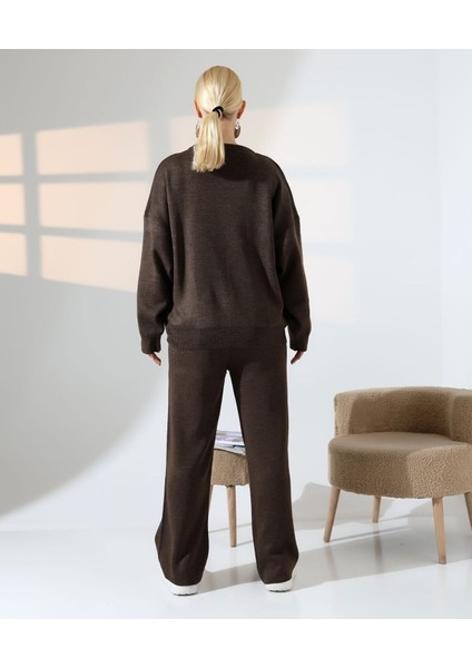 Doğanın Zarafeti Taş Işlemeli Triko Takım indirimleri