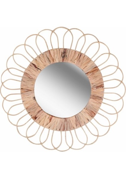 Naturel Hasır Ayna CL-7023