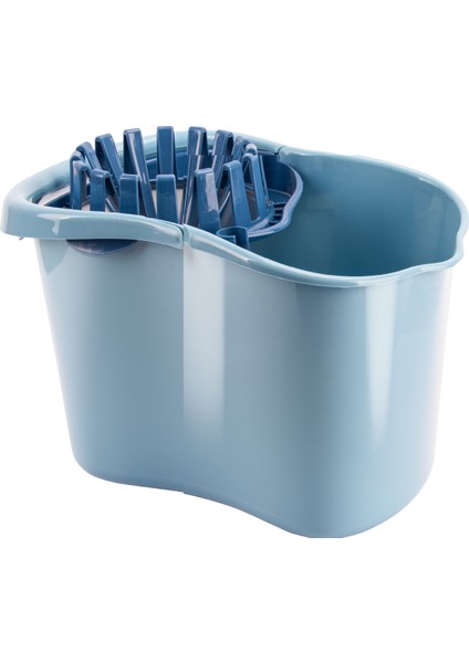 Sıkmalı Temizlik Kovası 15 litre, Standart Sıkmalı Yer Zemin Temizlik Mop Kovası F065 Mavi fiyatları